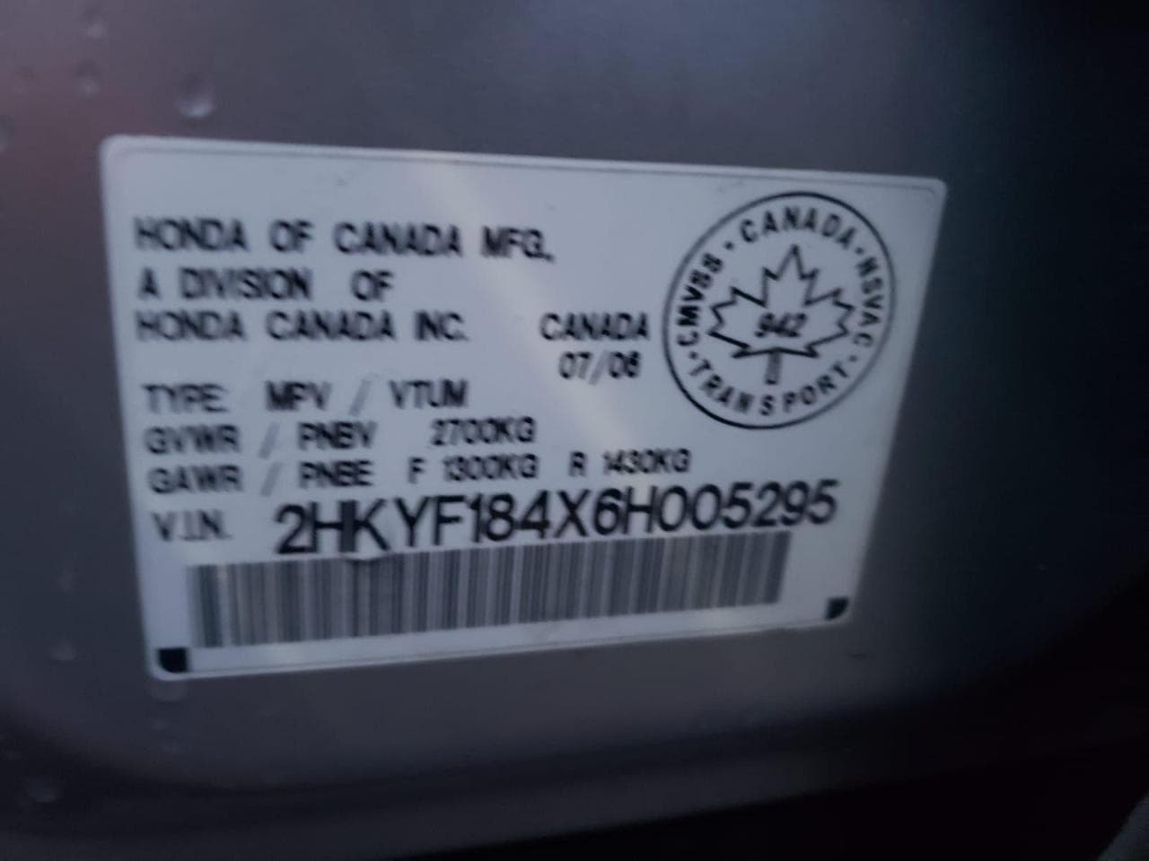 2006 Honda Pilot 4DR 4WD EX AUTO