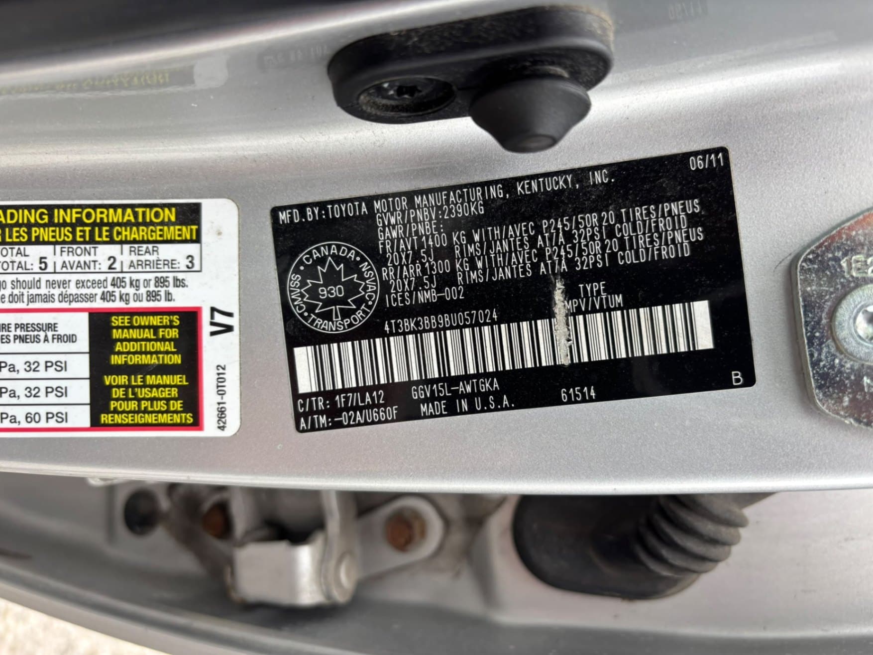 2011 Toyota Venza 4dr Wgn V6 AWD