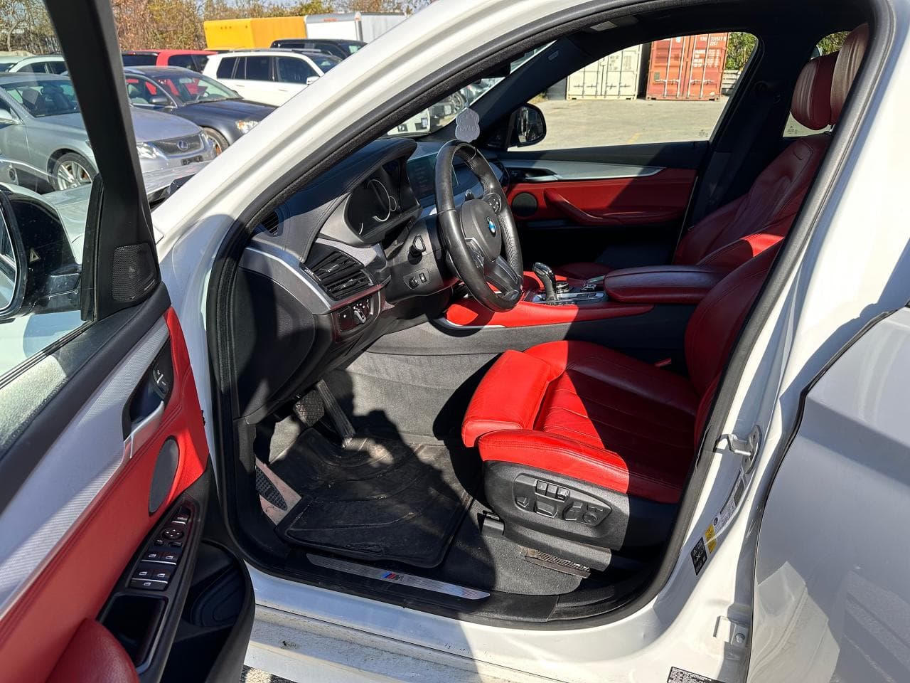 2016 BMW X6 Certified, White on Red Leather, xDrive35i