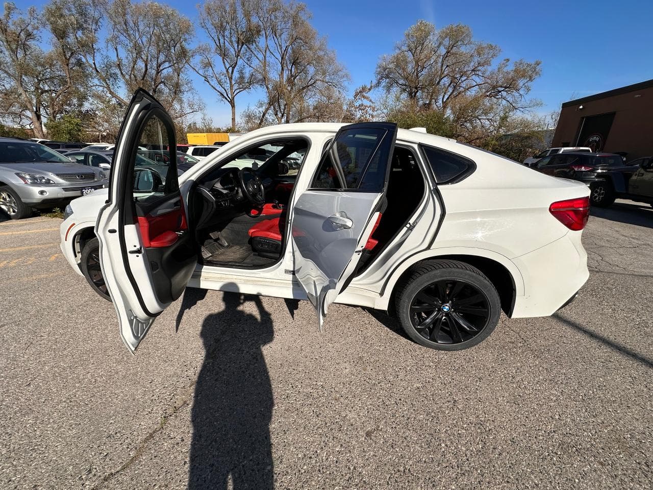 2016 BMW X6 Certified, White on Red Leather, xDrive35i