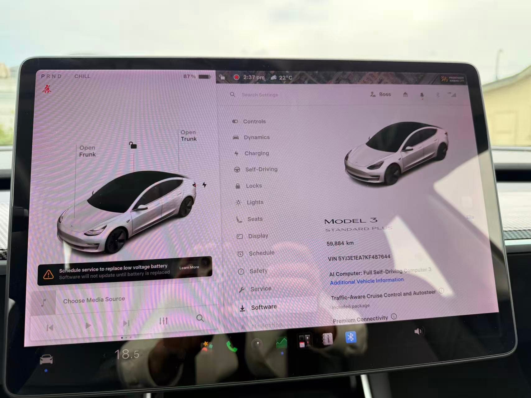 2019 Tesla Model 3 Standard Range RWD/ CLEAN TITLE/ BC LOCAL