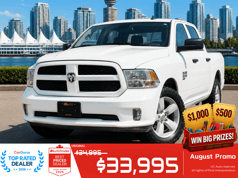 2023 RAM 1500 TRADESMAN/ NO ACCIDENT/ LOW MILEAGE