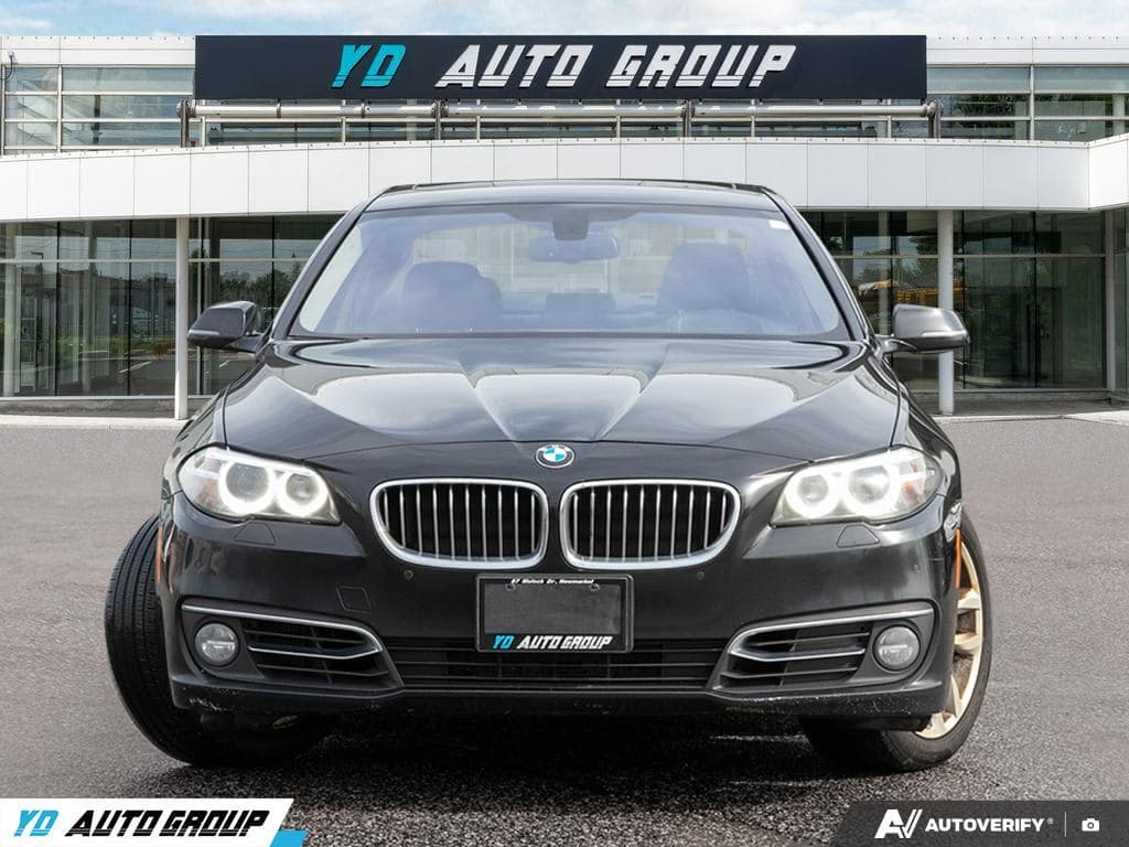 2016 BMW 5-Series 528i PREMIUM ENHANCED l CLEAN CARFAX l HUD l HARMAN KARDON