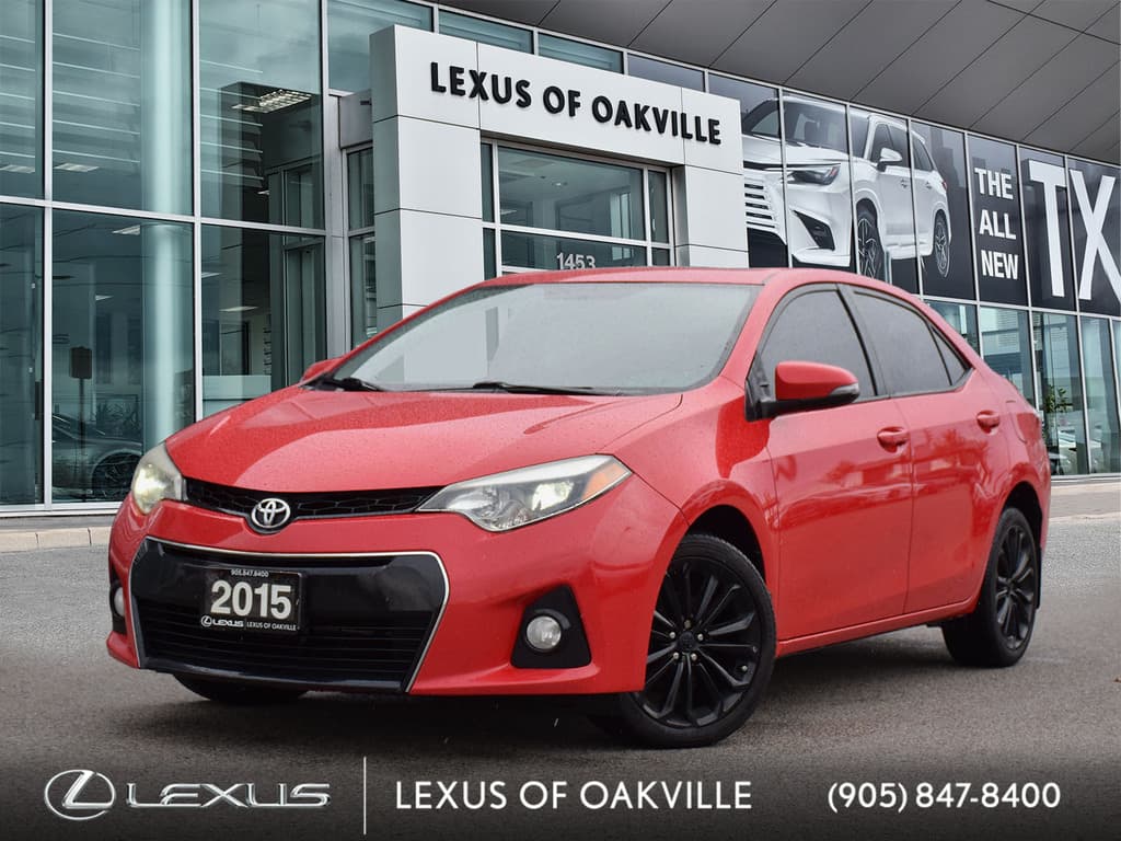 2015 Toyota  Corolla  S Sport Package