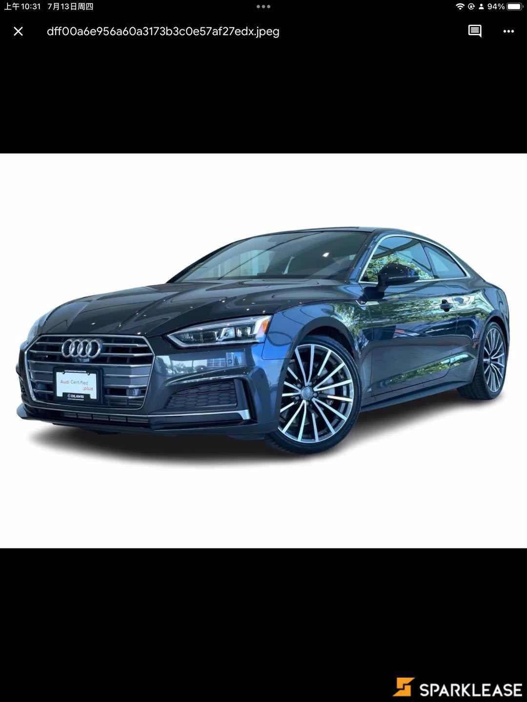 2019 Audi  A5 Coupe  Technik 45 TFSI quattro 