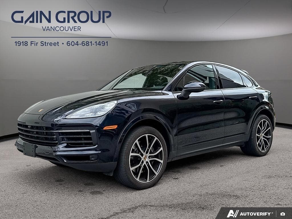 2022 Porsche Cayenne Coupe Low kms, excellent condition; fully serviced