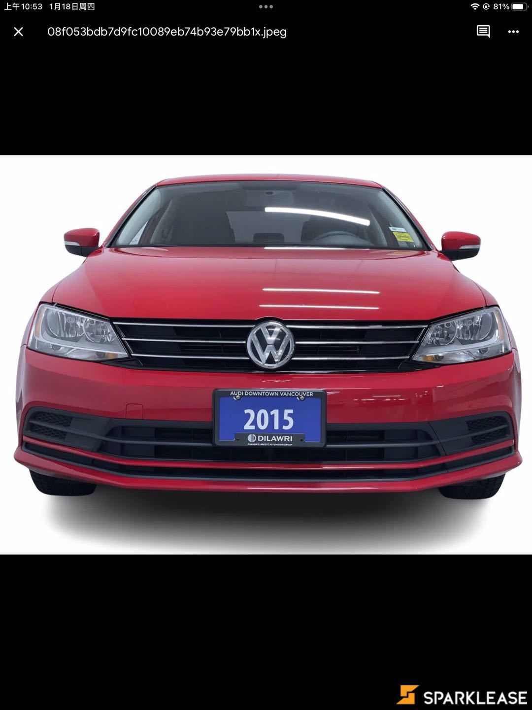 2015 Volkswagen Jetta Sedan 4dr 1.8 TSI ...