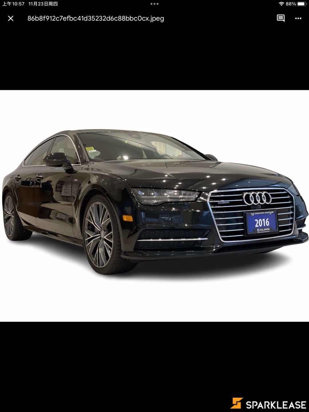 2016 Audi A7 4dr HB quattro 3.0T Progressiv