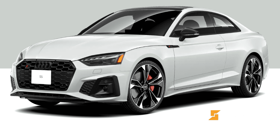 2022 Audi  S5两门 外白内红 八月底到店