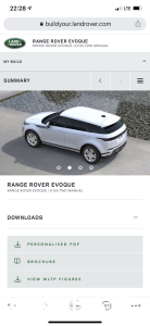 2020 Range Rover Evoque