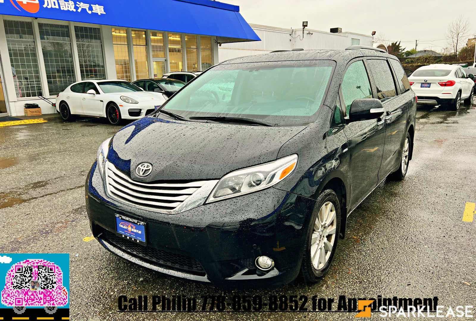 2017 Toyota  Sienna  5dr XLE Limited 7-Pass AWD 