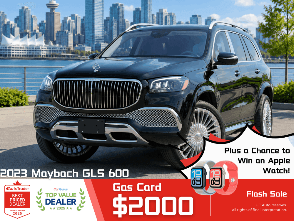2023 Mercedes-Benz GLS-Class Maybach GLS 600 4MATIC SUV/ NO ACCIDENT/ BC LOCAL/ ONE OWNER
