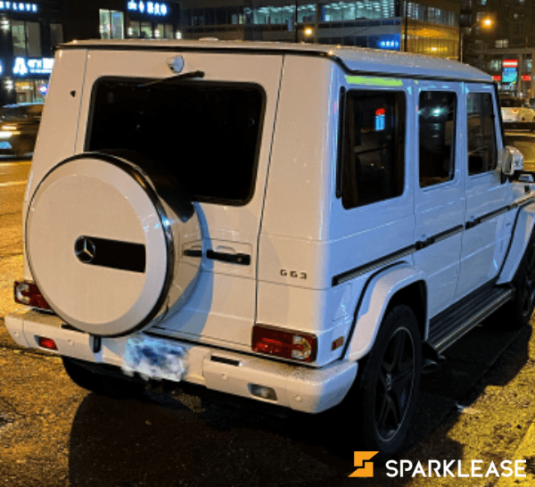 2018 Benz G63 白红