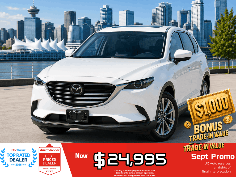 2019 Mazda CX-9 GS-L AWD/ CLEAN TITLE/ BC LOCAL