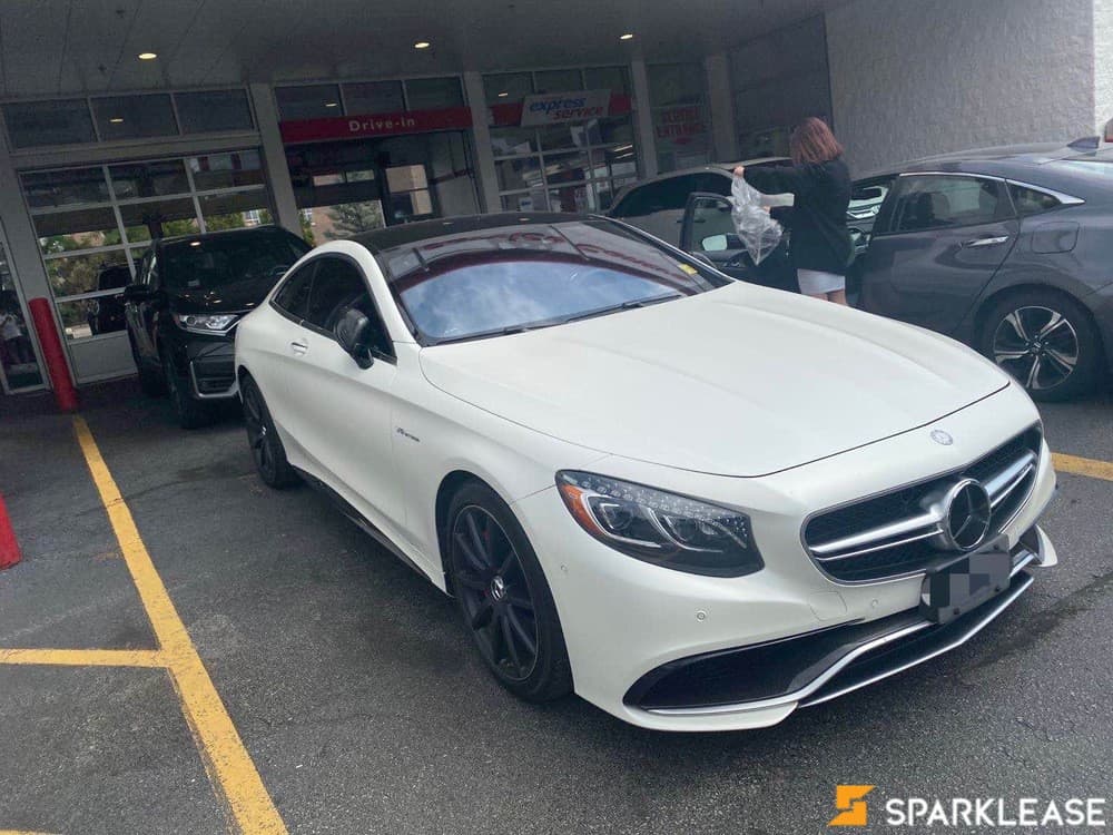 2017 M-Benz S63 coupe 稀有珍珠白