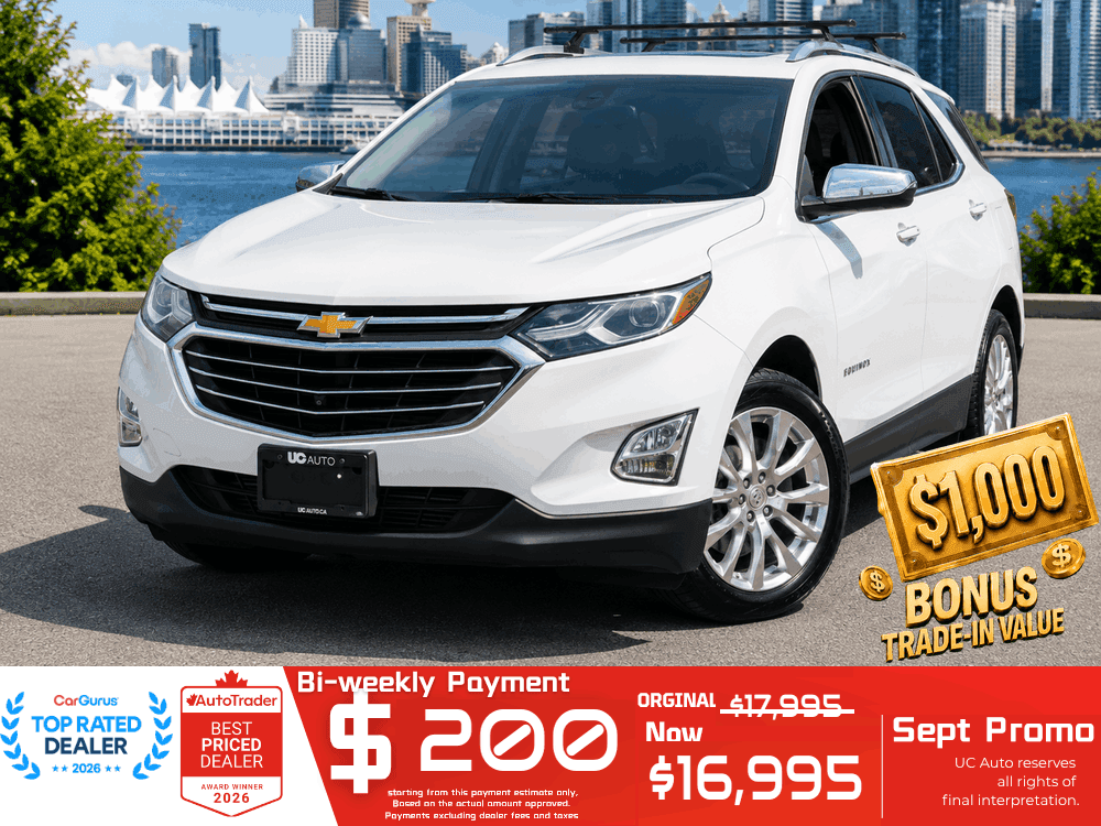 2019 Chevrolet Equinox AWD Premier w/2LZ/ CLEAN TITLE/ BC LOCAL
