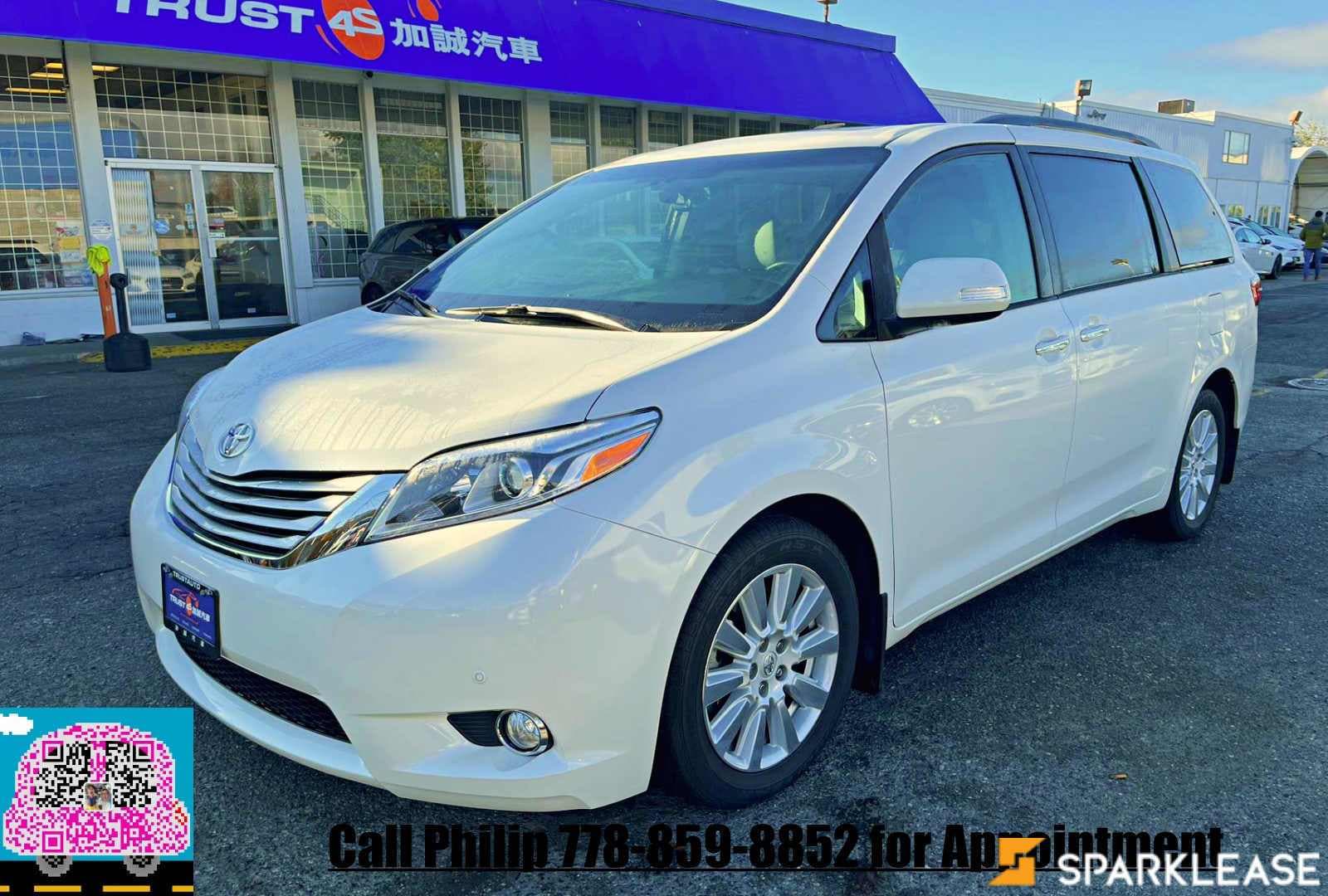 2017 Toyota Sienna 5dr Limited 8 seats
