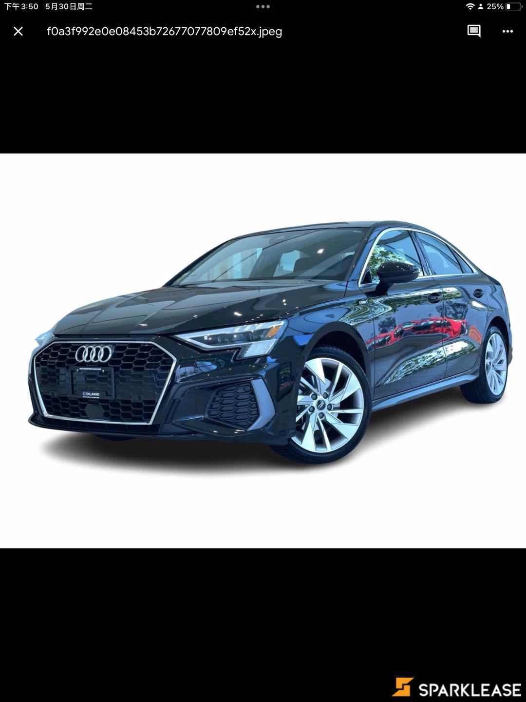 2023 Audi  A3 Sedan  Progressiv 40 TFSI 
