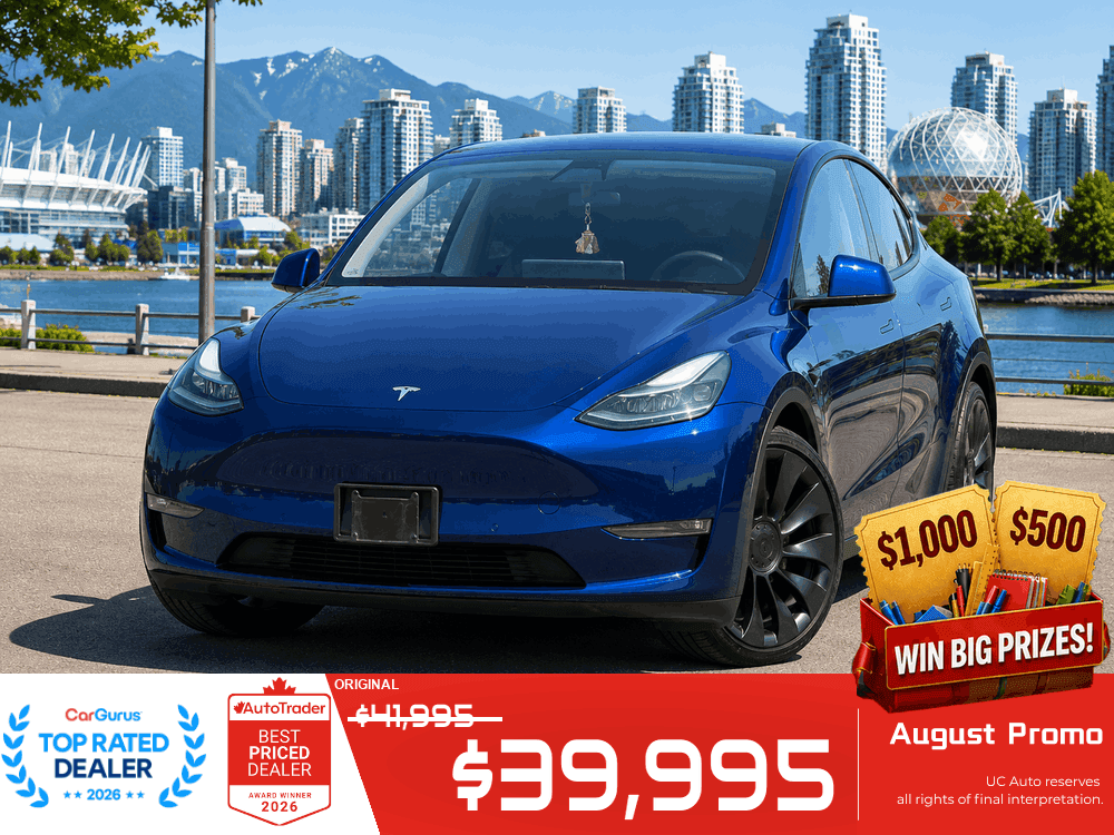 2021 Tesla Model Y Performance AWD/ NO ACCIDENT/ BC LOCAL