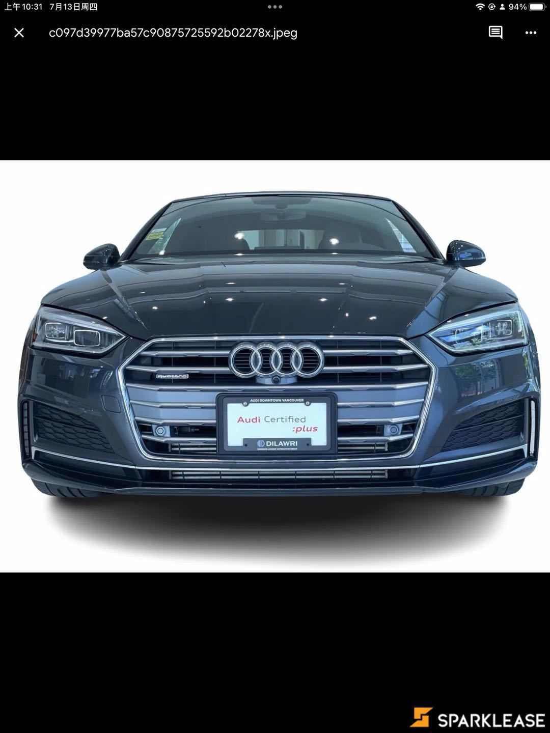 2019 Audi  A5 Coupe  Technik 45 TFSI quattro 
