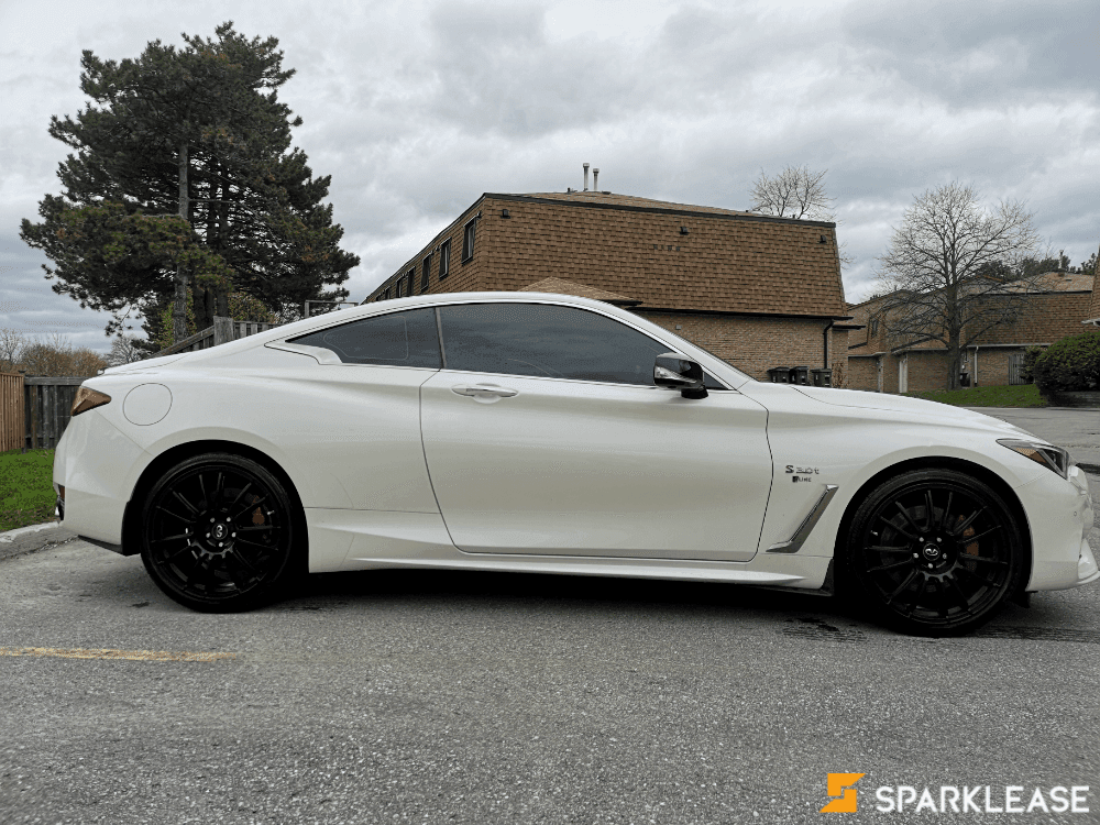 Infiniti 2019 Q60 red sports I-line 400HP