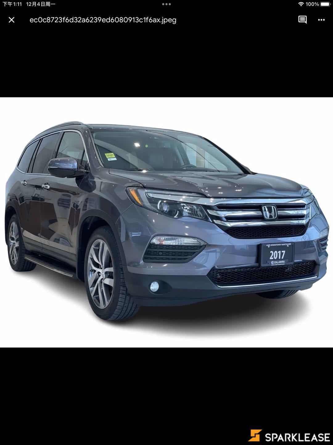 2017 Honda Pilot 4WD 4dr Touring