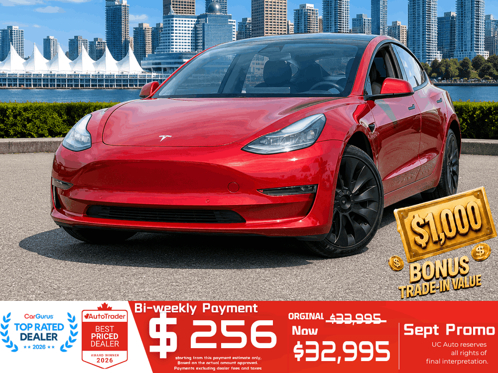 2021 Tesla Model 3 Standard Range Plus/ FSD/ CLEAN TITLE/ BC LOCAL