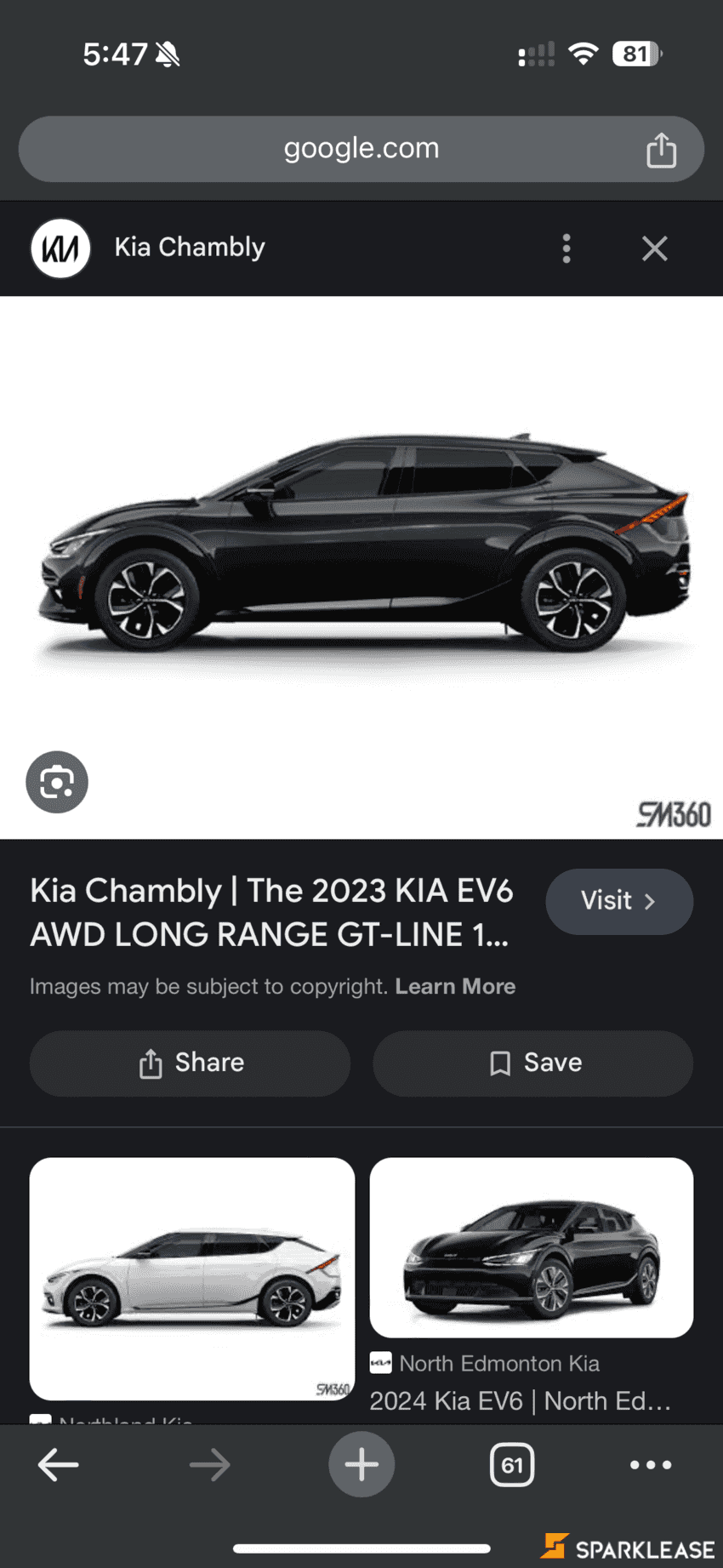 2023 Kia EV6  GT Line Package