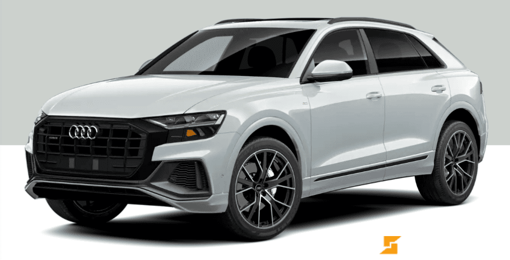 2022 Audi Q8 外白内黑七月份到店