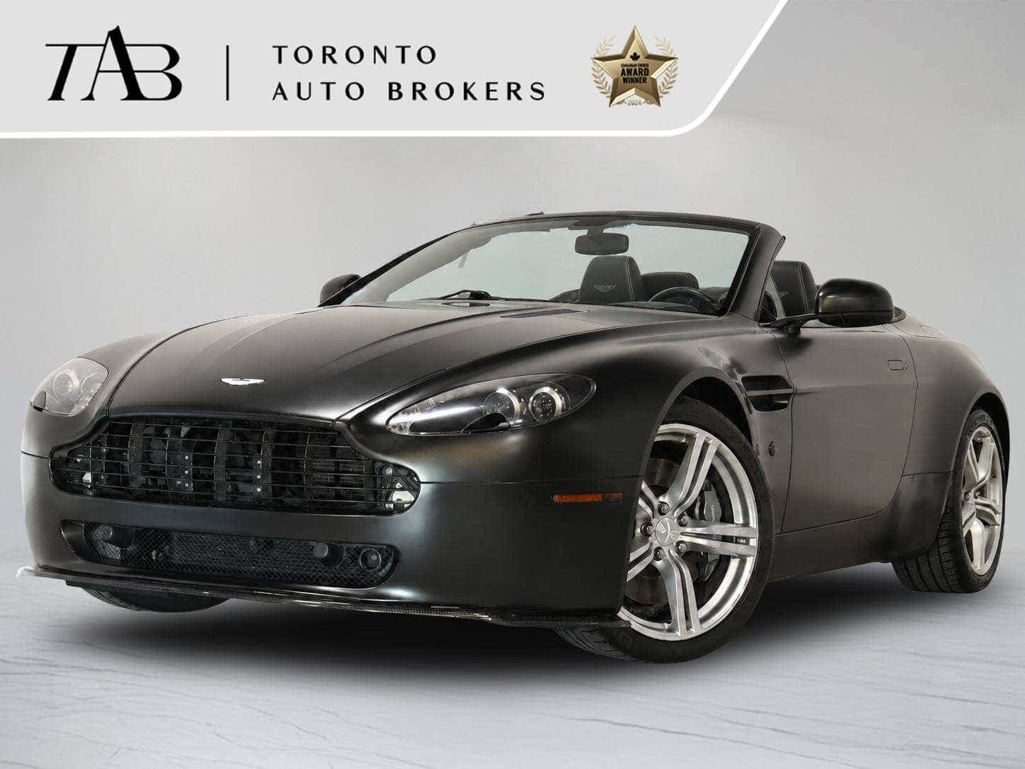 2010 Aston Martin V8 Vantage MANUAL   MATTE   NAV