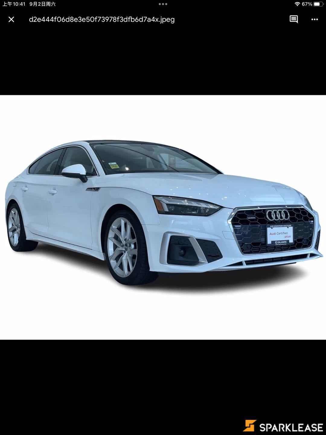 2020 Audi A5 Sportback Progressiv 2.0 TFSI quattro