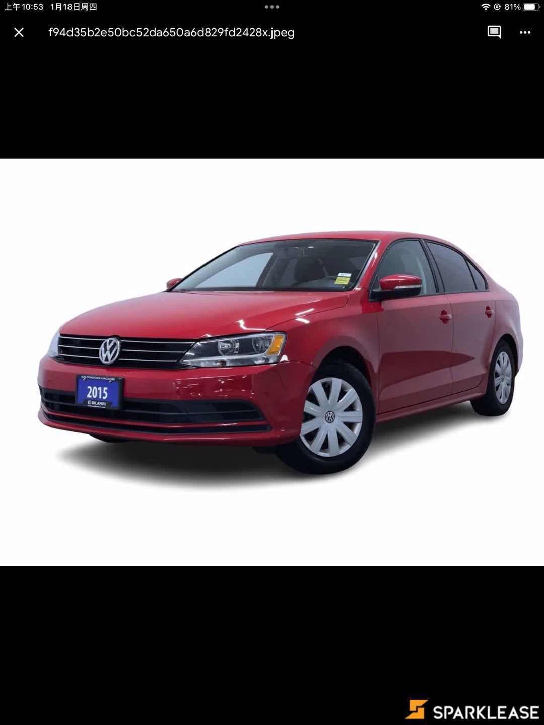 2015 Volkswagen Jetta Sedan 4dr 1.8 TSI ...
