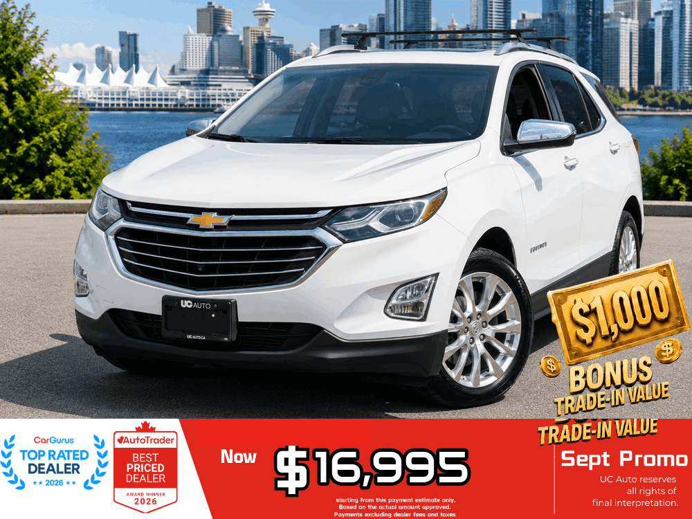 2019 Chevrolet Equinox AWD Premier w/2LZ/ CLEAN TITLE/ BC LOCAL
