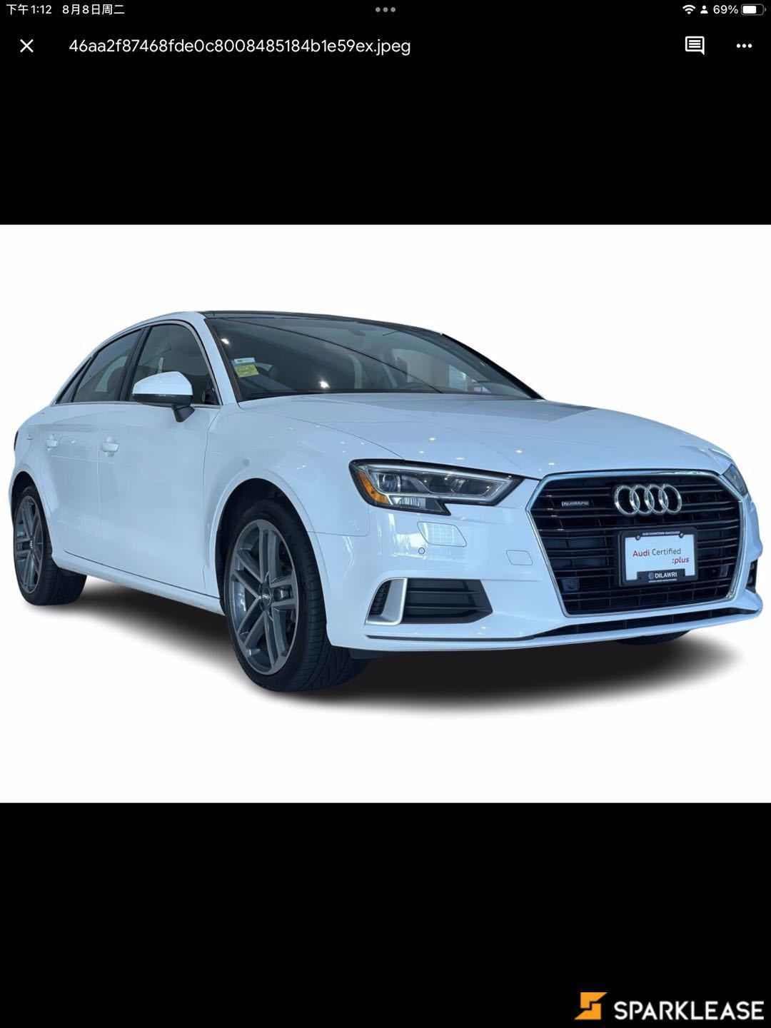 2018 Audi A3 Sedan 2.0 TFSI quattro Technik