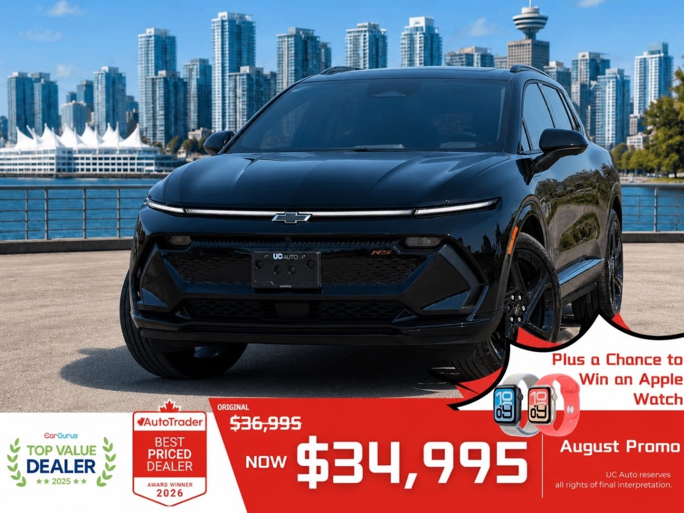 2024 Chevrolet Equinox EV RS w/2RS/ CLEAN TITLE/ BC LOCAL