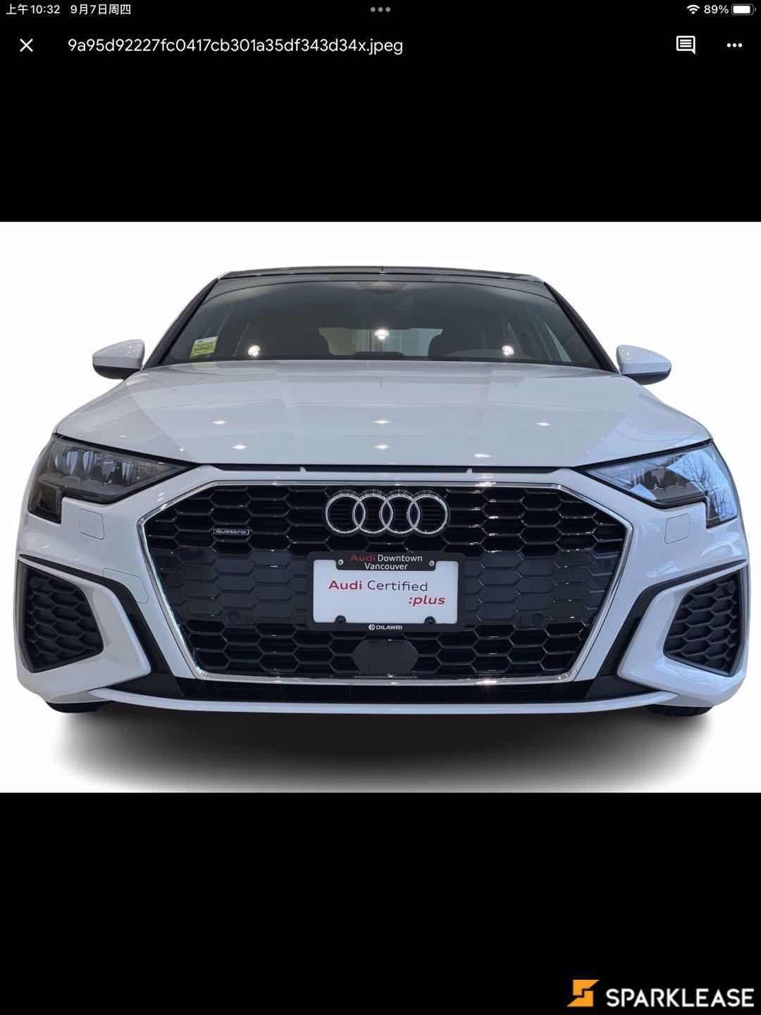 2022 Audi A3 Sedan Progressiv 40 TFSI