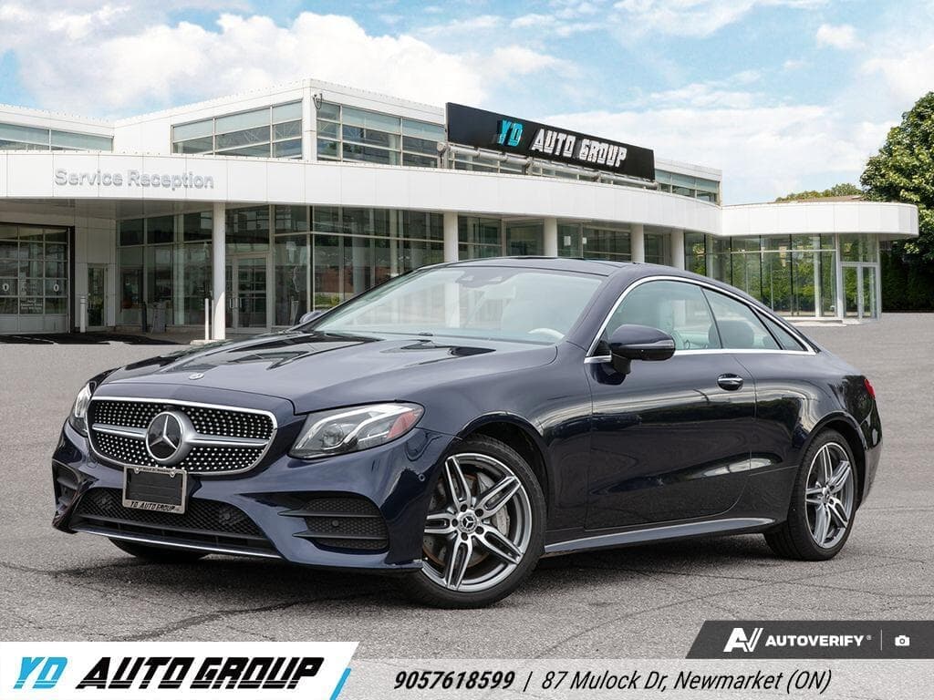 2018 Mercedes-Benz E-Class E 400 4MATIC Coupe | Clean Carfax !