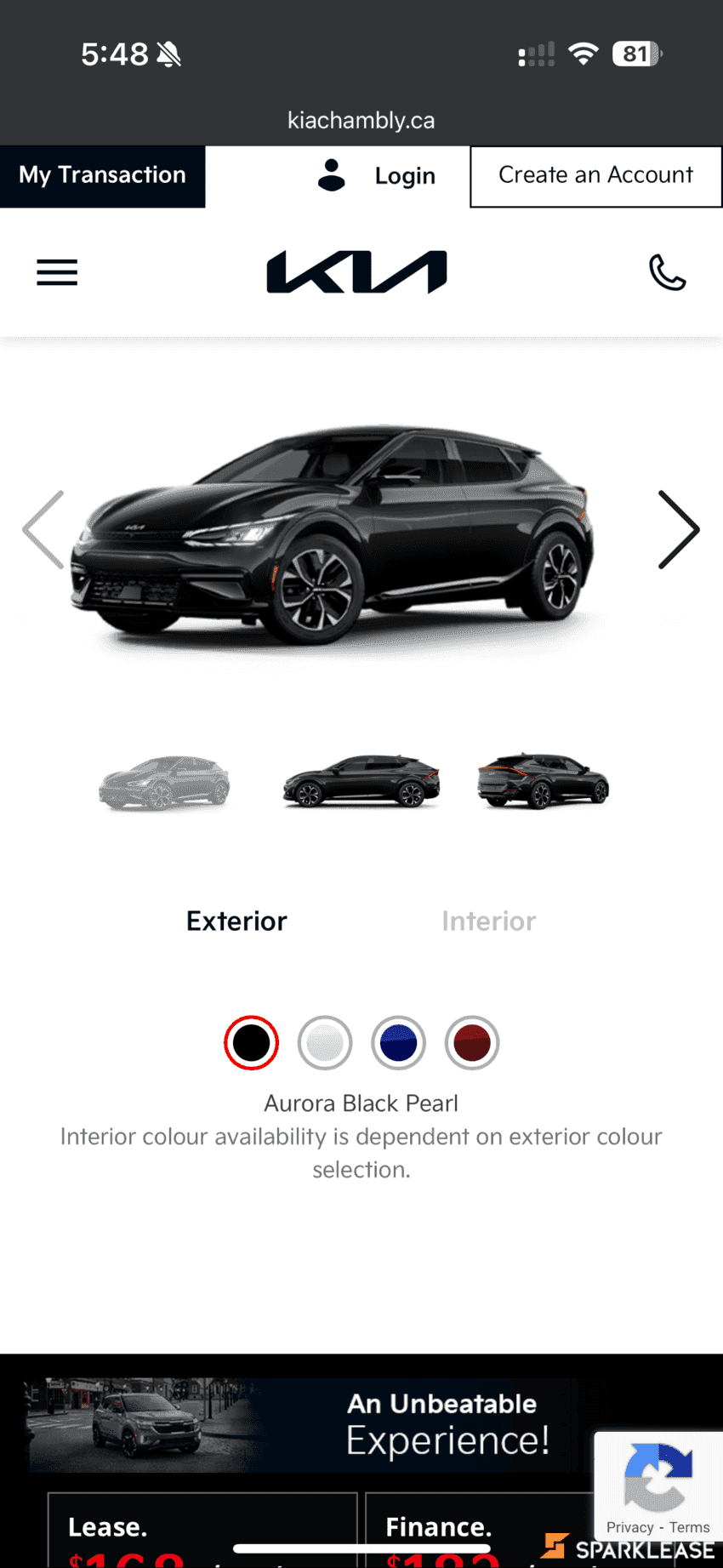 2023 Kia EV6  GT Line Package