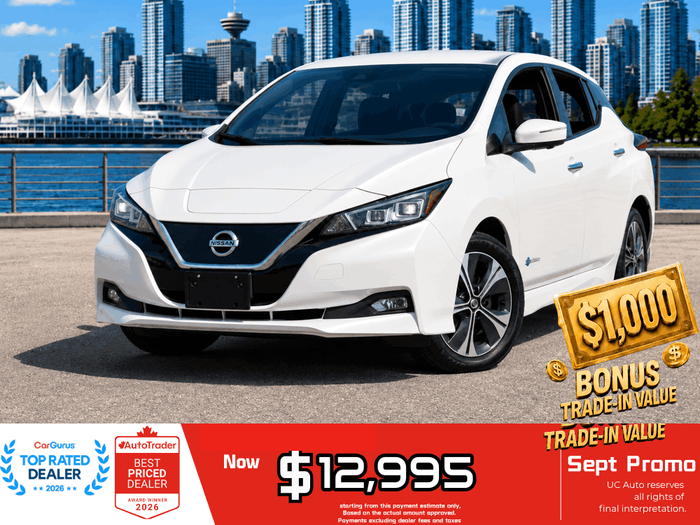 2018 Nissan Leaf SL/ CLEAN TITLE/ BC LOCAL