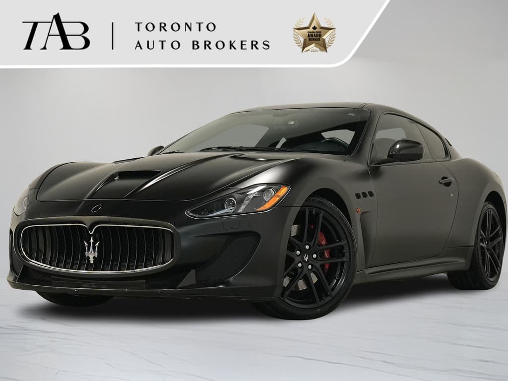 2017 Maserati GranTurismo MC   MATTE BLACK   CARBON FIBER