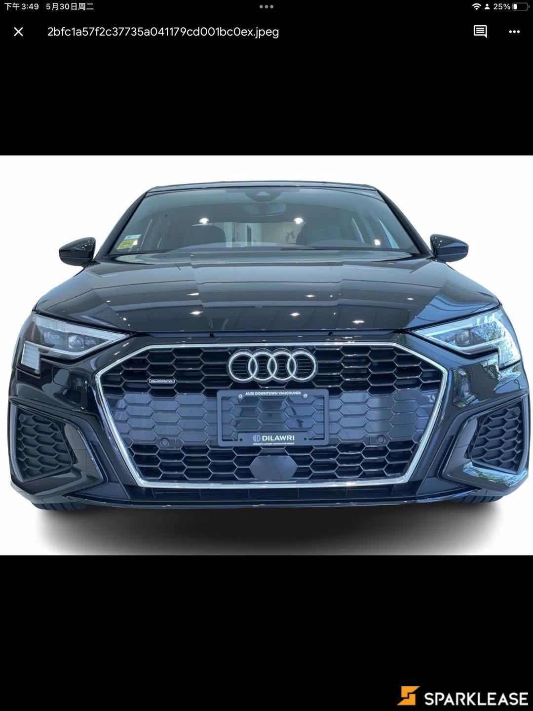 2023 Audi  A3 Sedan  Progressiv 40 TFSI 