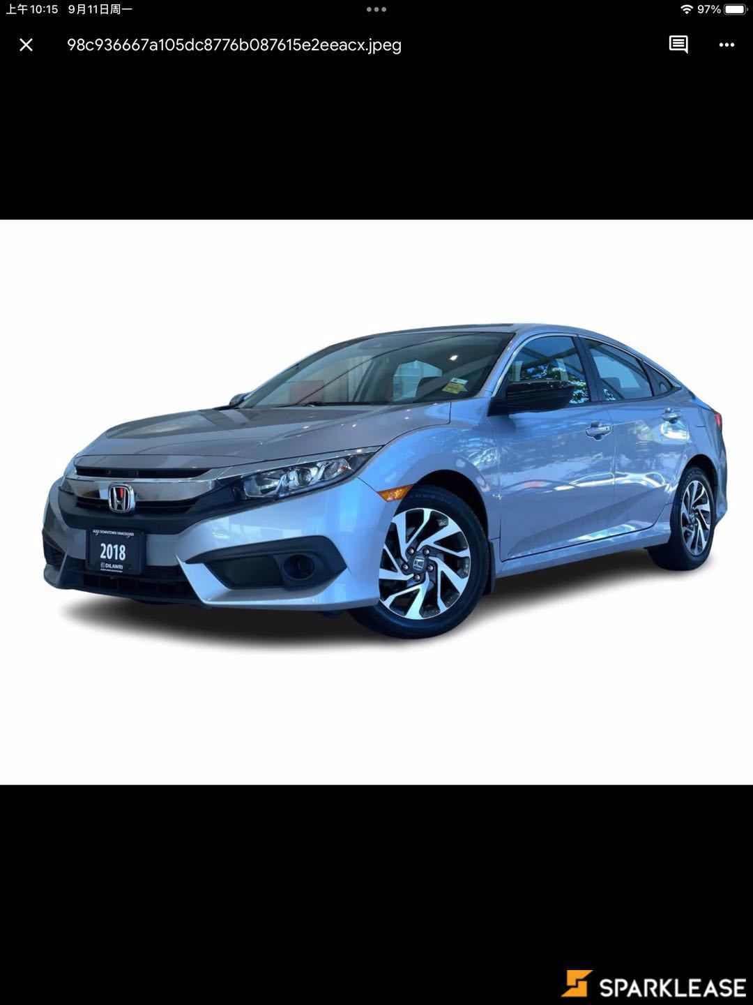 2018 Honda Civic Sedan SE CVT