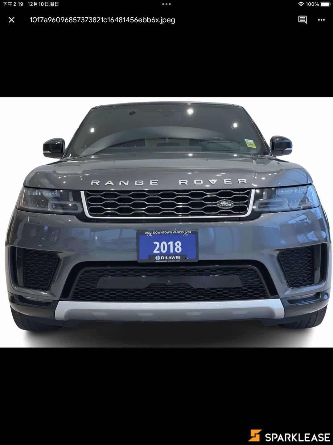 2018 Land Rover Range Rover Sport Td6 Diesel HSE