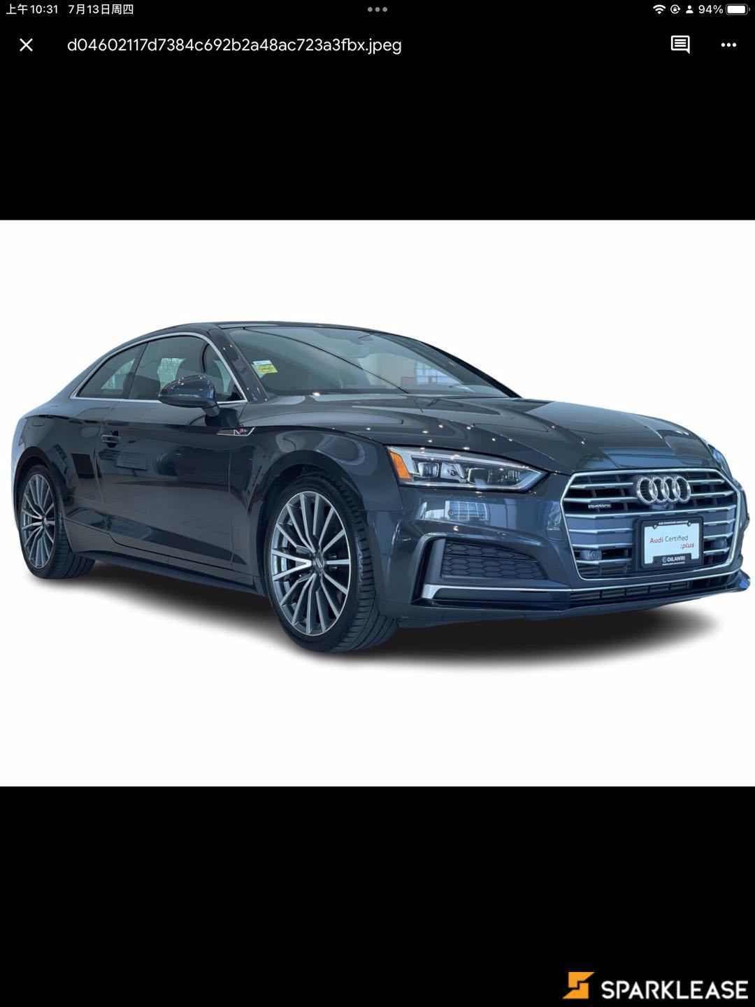 2019 Audi  A5 Coupe  Technik 45 TFSI quattro 