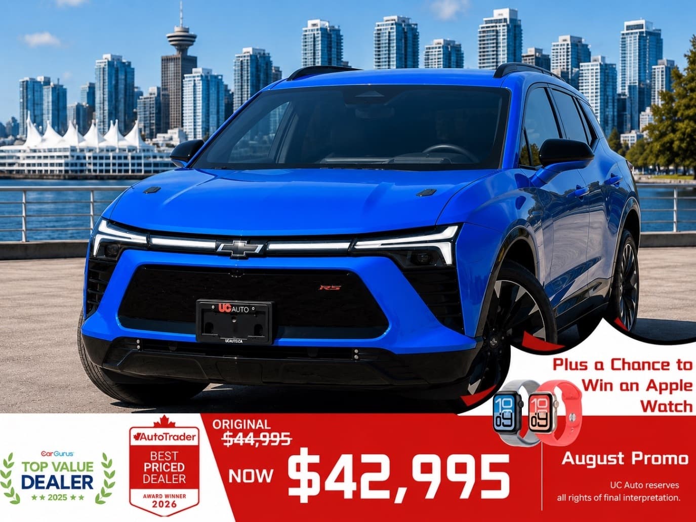 2024 Chevrolet Blazer EV EAWD 4dr RS w/1RS/ NO ACCIDENT/ BC LOCAL