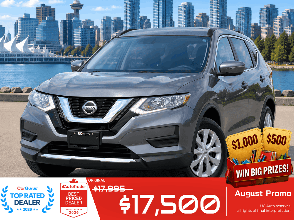 2018 Nissan Rogue AWD S/ NO ACCIDENT/ SERVICE RECORD