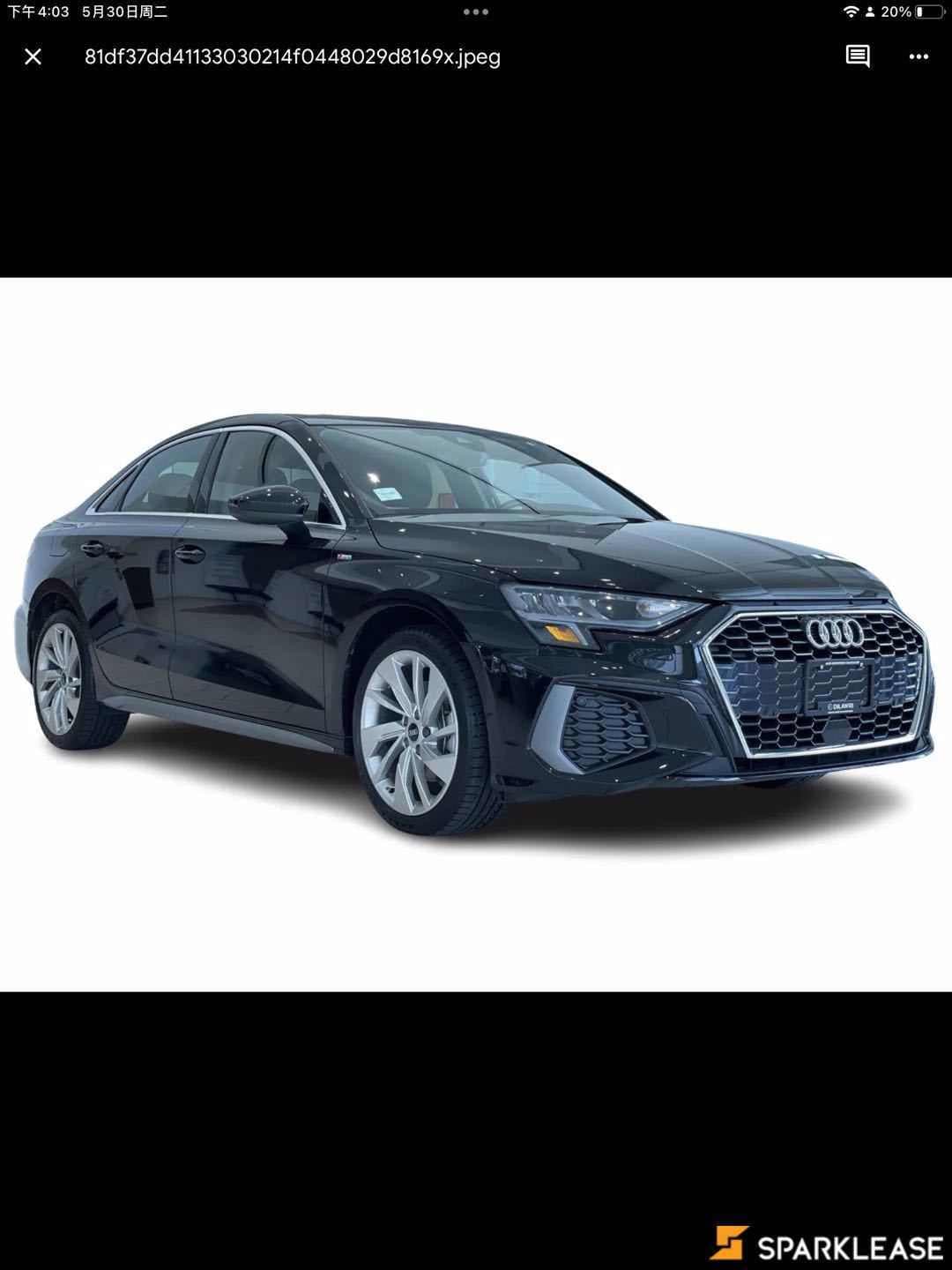 2022 Audi  A3 Sedan  Progressiv 40 TFSI 