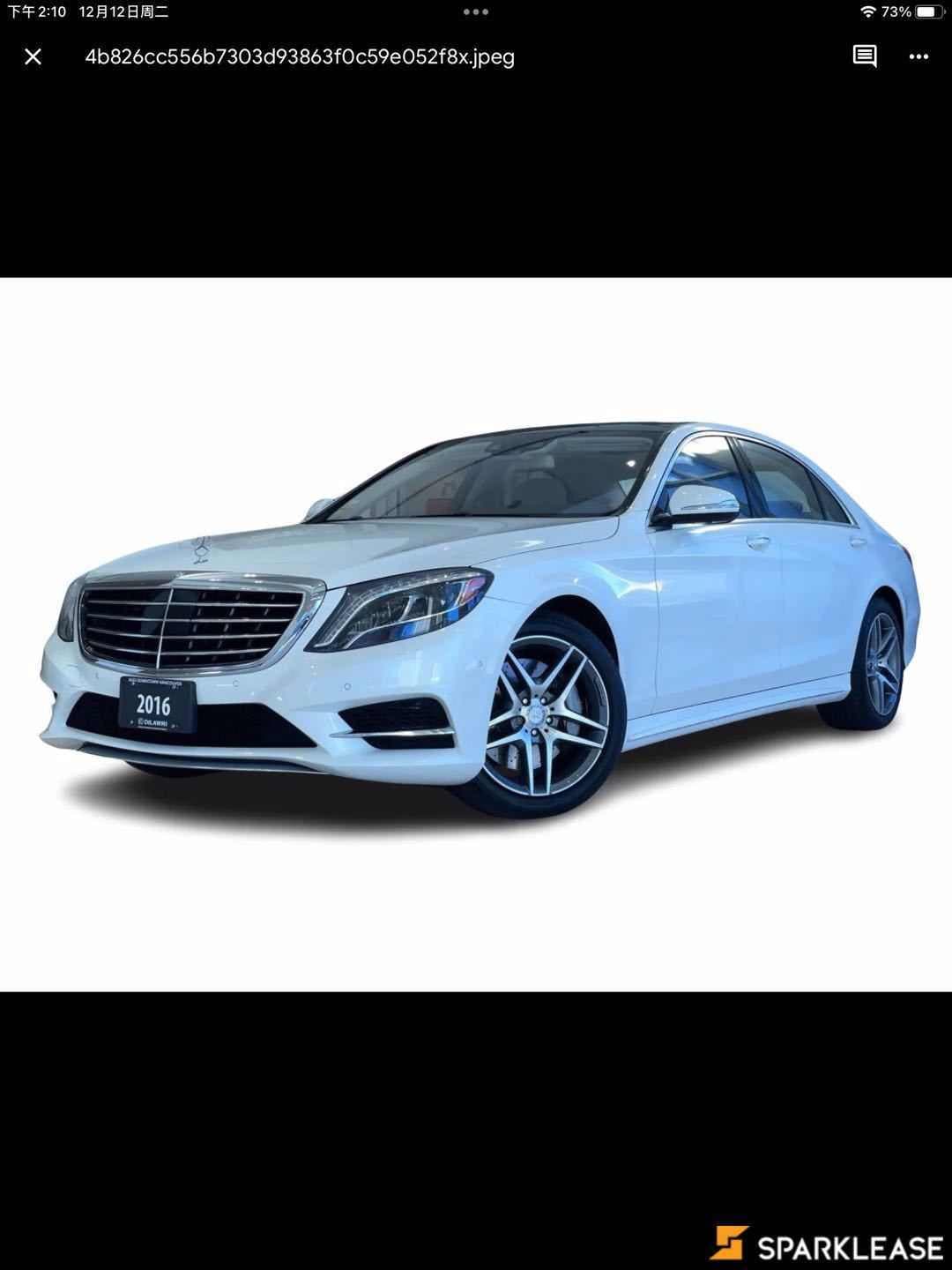 2016 Mercedes-Benz S-Class 4dr Sdn S 550...