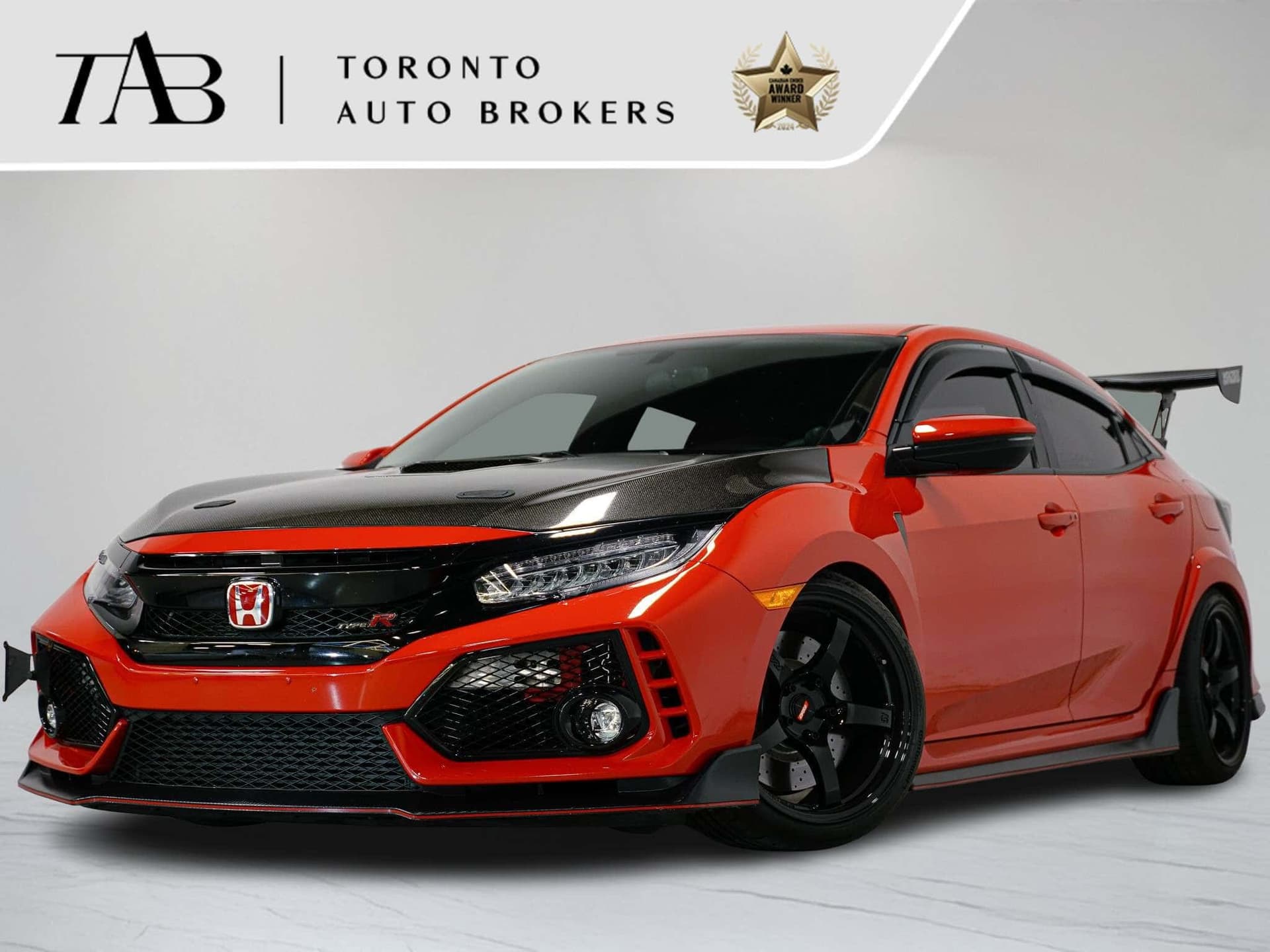 2018 Honda Civic Type R MANUAL   CARBON HOOD   TONS OF EXTRAS