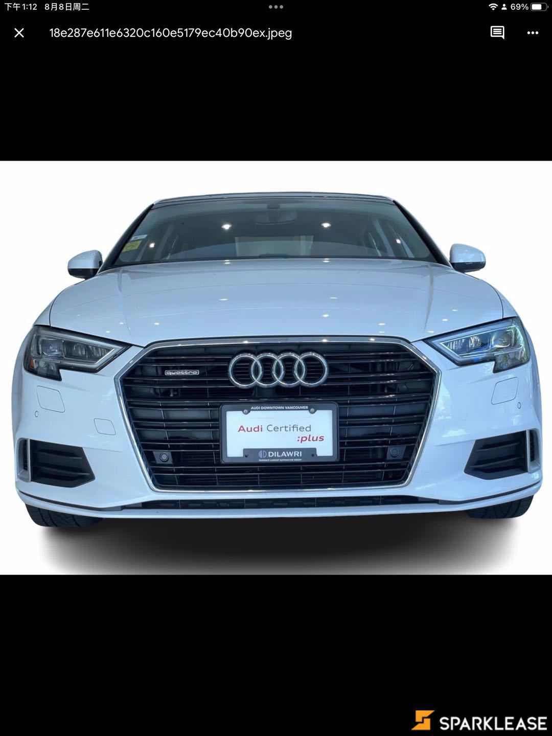 2018 Audi A3 Sedan 2.0 TFSI quattro Technik